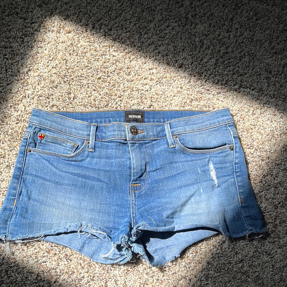 Hudson Jean cut-off shorts